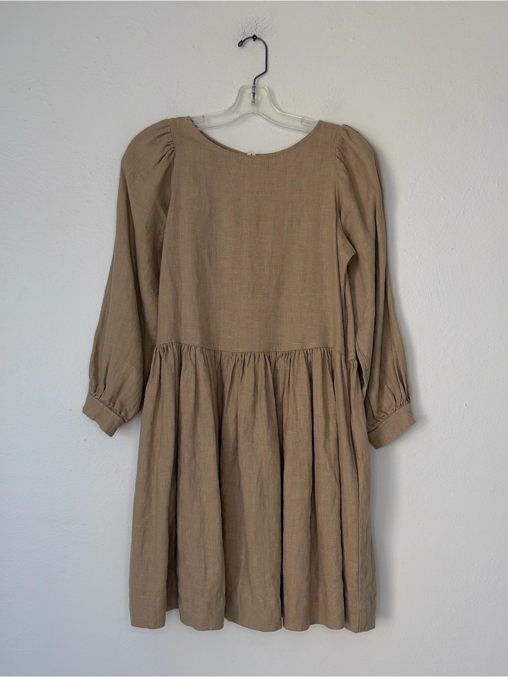Shelter Mini Gloria Linen Dress Handmade Cottagecore Poetcore Slow Fashion